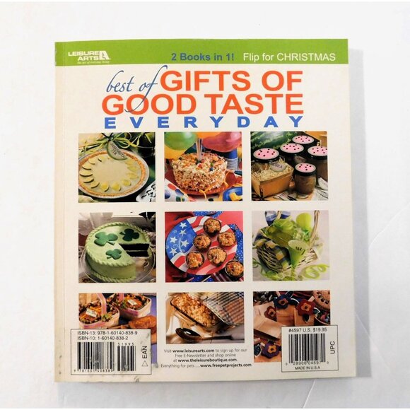 2 Cookbooks in 1 Best of Gifts of Good Taste Everyday and Christmas 2008 Trade P - Picture 7 of 11